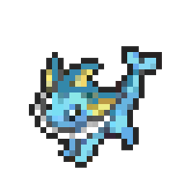 Vaporeon 8-bit sprite