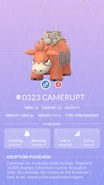Camerupt Pokedex.png (968 KB) Camerupt Pokédex entry
