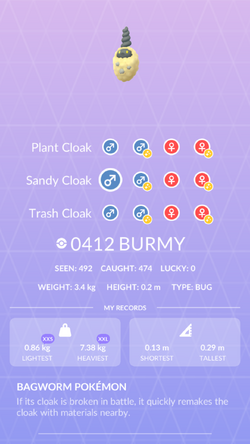 Burmy (Pokémon) - Bulbapedia, the community-driven Pokémon