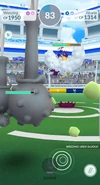 Sludge gym battle.jpg (517 KB) Sludge used in a Gym Battle