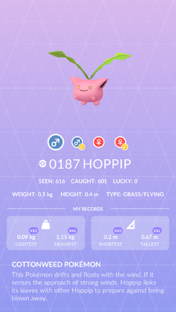 Hoppip  Pokédex