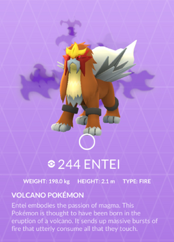 Pokémon GO: Entei Field Research