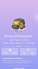 Hippowdon Pokédex entry