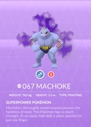 Machoke Shadow Pokédex entry