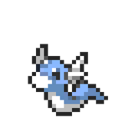 Dratini 8-bit sprite