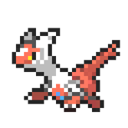 Latias 8-bit sprite