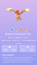 Pidgeotto Pokédex entry