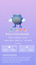 Poliwhirl Pokédex entry
