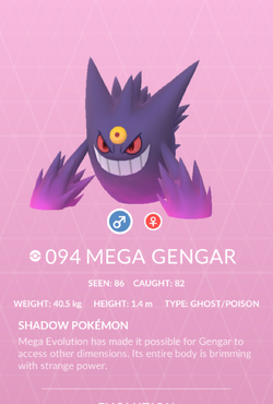 New Info - Mega Gengar and Costume Gengar added : r/TheSilphRoad