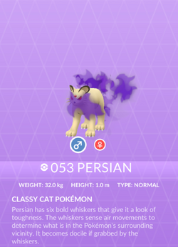 Persian, Pokédex