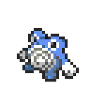 Poliwhirl 8-bit sprite