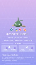 Trubbish Pokédex entry