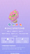 Spiritomb Pokédex entry
