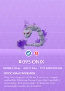 Onix Shadow Pokédex entry