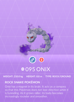 First look at shiny Onix, Anorith and Lileep from Pokemon Go