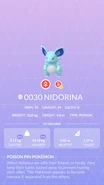 Nidorina Pokédex entry