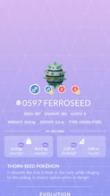 Ferroseed Pokédex entry