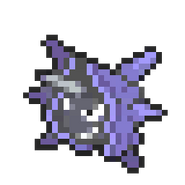 Cloyster 8-bit sprite