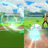 Seed Flare used in a Trainer Battle