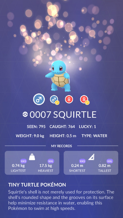 Pokemon 2007 Shiny Squirtle Pokedex: Evolution, Moves, Location, Stats