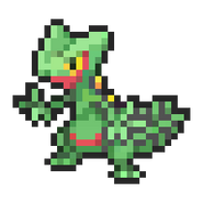 Sceptile 8-bit sprite