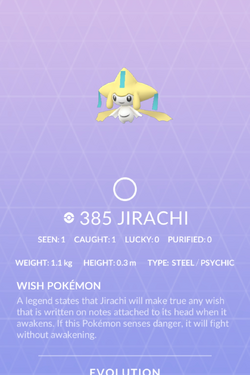 Jirachi Pokemon Go Wiki Fandom