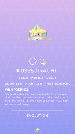 Jirachi Pokemon Go Wiki Fandom