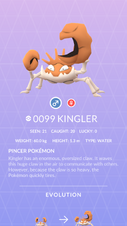 099 - Kingler