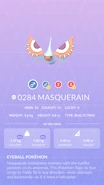 Masquerain Pokédex entry
