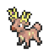 Stantler 8-bit sprite