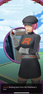 Team GO Rocket Female Grunt PokéStop