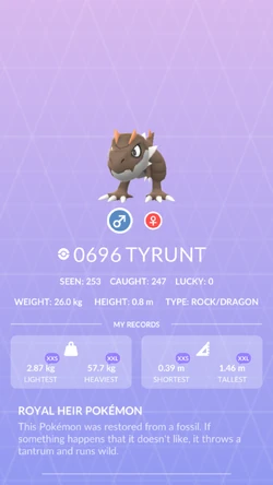 How To Get Shadow Tyrunt In Pokemon GO, And Can It Be Shiny - Foto 10