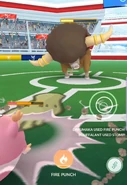 Stomp used in a Gym Battle