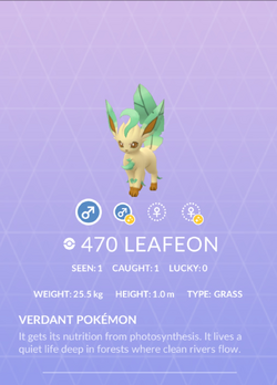 Leafeon - Pokémon GO