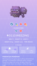 110 - Weezing