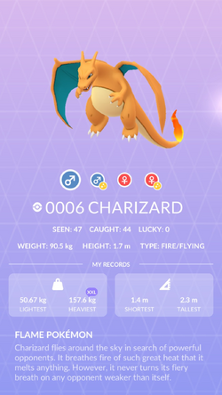 Charizard, Pokémon GO Wiki