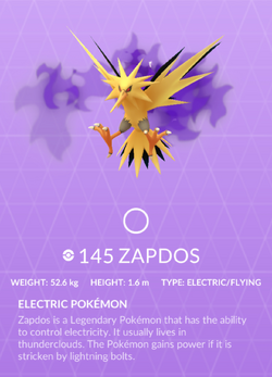 Zapdos has Thundershock : r/TheSilphRoad
