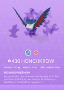 Honchkrow Pokedex shadow.png (747 KB) Honchkrow Shadow Pokédex entry