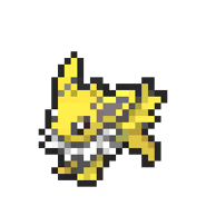 Jolteon 8-bit sprite