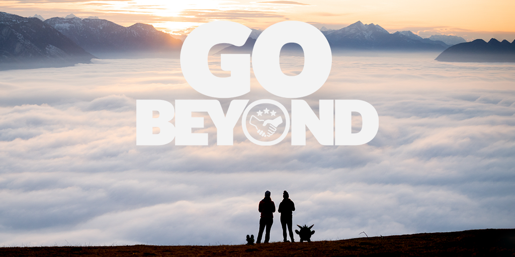 Go massive. Go Beyond. "Go Beyond" MCHJ. Happy go Beyond.