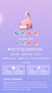 Slowpoke Pokédex entry