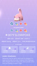 Slowpoke Pokédex entry