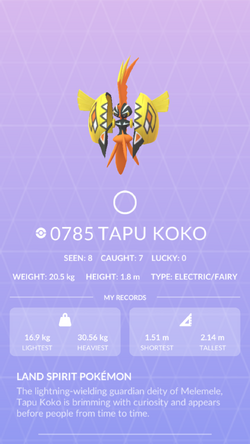 Shiny Tapu Koko distribution for Europe and Australia (Update: North  America too!)