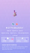 Bruxish Pokédex entry