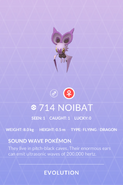 Noibat Pokédex entry