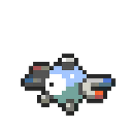 Magnemite 8-bit sprite