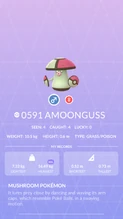 Amoonguss Pokédex entry