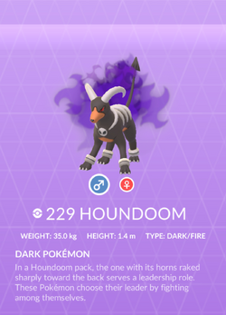 Houndoom  Pokédex