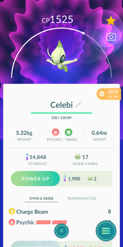 Pokemon 251 Celebi Pokedex: Evolution, Moves, Location, Stats