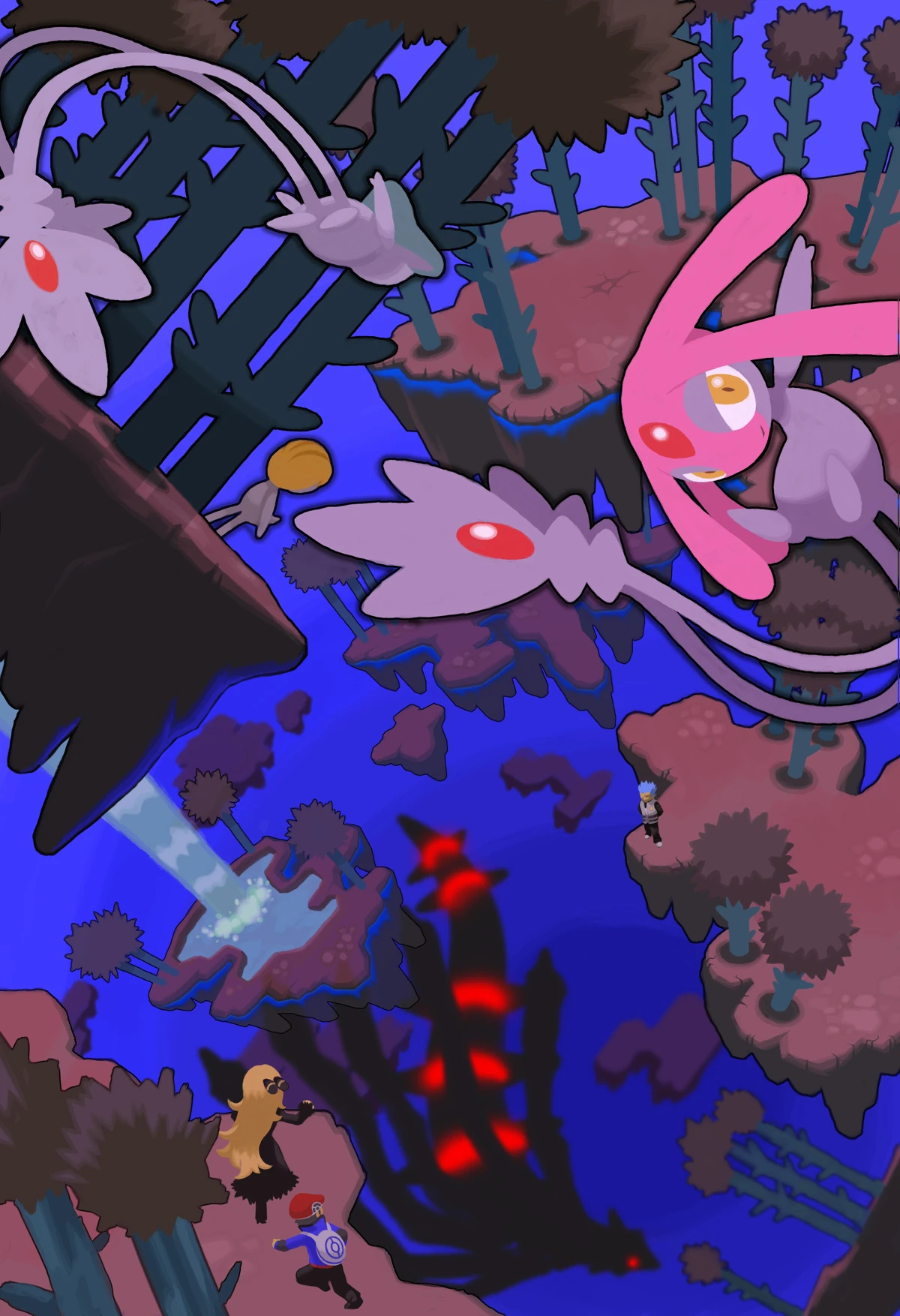 Appendix:Pokémon Platinum Walkthrough/Distortion World | Pokémon